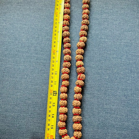 Rudrakhsha Mala Original 55 beads 5 Face for chanting, healing, meditation - Picture 6 of 7